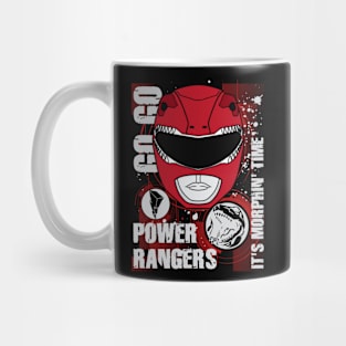 It's Morphin' Time Red Ranger, MMPR Mug